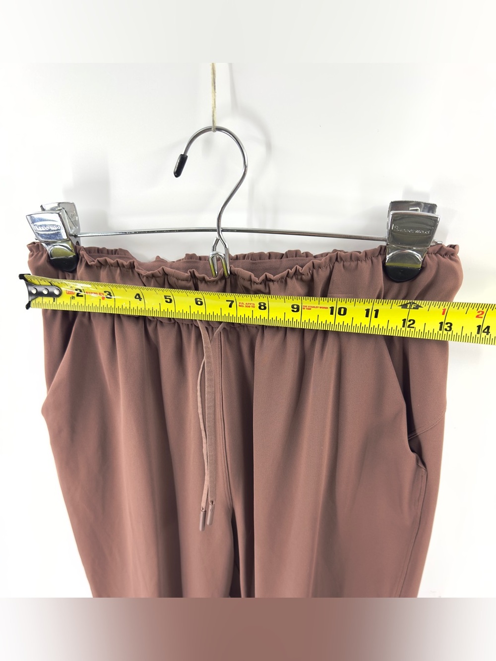 Lululemon Stretch High Rise Jogger Pants Size 6 Dark Oxide Performance Casual - Picture 9 of 11